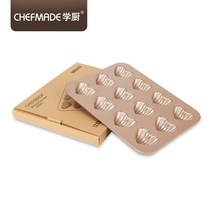 주방 가정용 오븐 황금 12개 컵 비스틱 하트 모양의 마들렌 몰드 가리비 케이크-42559, 옵션01