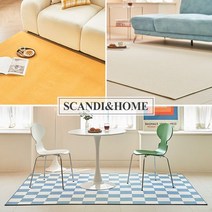 스칸디앤홈 MD추천 알러지케어 단모 러그 카페트 3종, 2-78 크레용 네이비 200x350