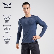 아웃도어티셔츠 봄 가을 기능성 등산복 긴팔 살레와 건조 남 피트니스 러닝 레깅스 하이킹