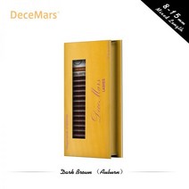 DeceMars 다크 브라운 속눈썹 연장 JBCD 컬 8-15 혼합 길이 개별 오번 살롱용, [01] J, [01] 0.07mm, [08] 15mm