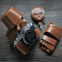 럭셔리 Z-fc 케이스 Pu 가죽 카메라 Z50 가방 니콘 ZFC 오픈 배터리 스트랩 미니, Z50 Black case