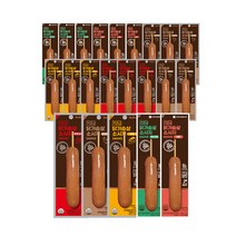 [교촌/당일출고] 닭가슴살 스모크 소시지 5종 혼합 22팩 70g (오리지널/청양/카레/치즈/옥수수콘), 고추12+옥수수10