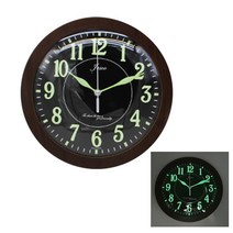 제스코 J208 소형 고감도 야광 벽시계 야광시계25cm_k