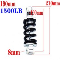 100MM 125MM 150MM 180MM 190MM 200MM 후면 서스펜션 충격 47cc 49CC 슈퍼 미니 모토 ATV 전동 스쿠터 미니 포켓 바이크, 190MM(1500LB)_13