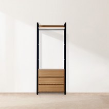 이노센트 포이베 드레스룸 800 3단서랍형 옷장 i101942, 내추럴