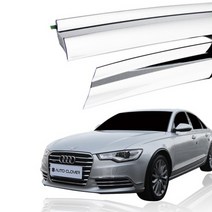 [C560] 아우디 A6 (2011~) 윈드디플렉터 에코크롬 썬바이져 (6P)