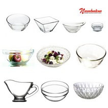 미라스 샐러드볼 그릇 면기 유리볼 접시 믹싱볼 종지 앞접시, 4.럭키화채볼 4호