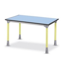 음악실 미술실 넓은 수업용 긴테이블 책상세트 아동, 핑크