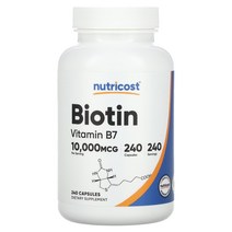 뉴트리코스트 Biotin 10000 mcg 240 캡슐