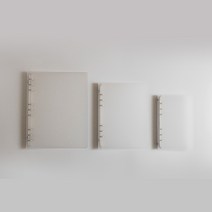 와우숍 폴더 6공 다이어리 커버 A5 A6 B5, 폴더 화이트