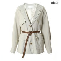 에이비플러스 ab.f.z 카라 더블 포켓 스트랩 벨트 자켓 (AFW1HJ07A)