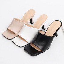 블리슈 포인즈 뮬슬리퍼 8cm 키높이슬리퍼 슬리퍼힐