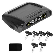 트럭 TPMS LCD 무선 자동차 타이어 압력 6 타이어 태양열 캠핑카 트레일러 타이어 압력 모니터링 시스템 6 센서, 내부의
