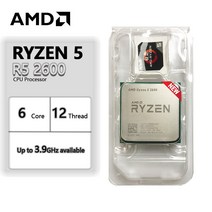 AMD Ryzen 5 2600 CPU 프로세서 R5 3.4 GHz 6 코어 12 스레드 YD2600BBM6IAF 65W 소켓 AM4