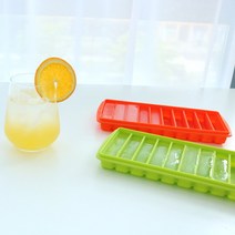 국내제작 통실리콘 스틱 10구 텀블러 물병 막대형 얼음, 그린