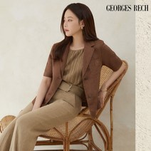 [조르쥬 레쉬] (24SS) 프렌치린넨100 로제르 자켓