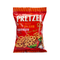 미니 프레첼 매콤한비프맛 85g, 1봉
