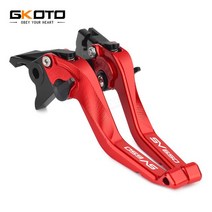 바이크 오토바이 액세서리 CNC 숏 Ajustable 브레이크 클러치 레버 스즈키 SV650 SV650X, [01] Black