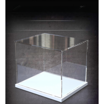투명 아크릴 피규어 케이스 프라모델 장식장 진열장 보관함, F 15x20CM(길이 x 너비)