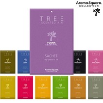 국산 차량용 방향제 TREE 트리 고급 천연 우드칩 사쉐 실내 옷장 방향제, 09.오리엔탈만다린