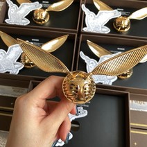 해리 포터 골든 스니치 자동차 방향제 남자친구 선물, 금빛날개, 나무톤