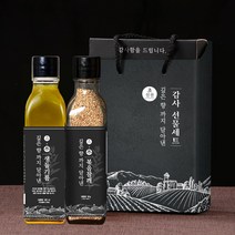 [부스터랩 X 우리농산] 초신선 생들기름 참깨 선물세트(생들기름180ml+참깨90g), 단품