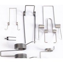 다기능 토션 스프링 스틸 더블 비토션 2 개 1/1.1/1.2/1.4/1.8mm 와이어 직경 DIY 가, [08] 1x8mm 2 coils