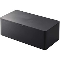 Yamazaki Jitsugyo (Yamazaki) 뚜껑이있는 조직 사례 규칙적인 크기의 블랙 타워 예방 상자 5721 약., 상품명참조