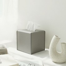 가죽 미니 각티슈케이스 정사각 냅킨통 커버, 색상, 오렌지