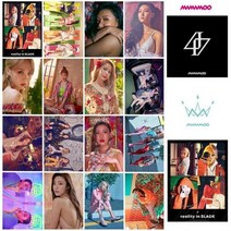 16Pcs KPOP MAMAMOO In BLACK 자체 제작 미니 종이 두 번째 앨범 리얼리티 Lomo 카드 Kpop 사진 팬 선물 컬렉션, H01