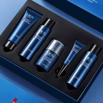 피부관리 BIOAQUA VENZEN 남성용 근력 피부 쿨 하이드레이션 보습 크림 건전하고 오일 컨트롤 클렌저 세트당 5 개