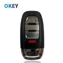 스마트키복사 스마트키고장 자동차디지털키 스마트키개조 Okey 원격 제어 스마트 자동차 키 아우디 Q5 A4L, 02 4 버튼_01 433MHZ