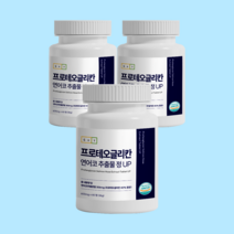 GnY 프로테오글리칸 연어코 추출물 600mg, 3통, 60정
