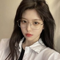 사각 안경 고급스러운 작은얼굴 착시 골드 실버 안경테 가벼운안경테 남자안경테 여자안경테 소두안경 안경 반무테 무테 반뿔테 경량안경테