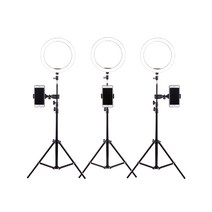 LED조명세트 16cm+삼각대210cm 인터넷방송조명 스탠다드 1인방송 LTO-210, 1set, 1.(OUT거치대)충전기 미포함