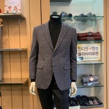 이랜드 [트레몰로]인디안 트레몰로 세정 FW 오렌지 체크 누빔 모직 캐주얼 콤비 자켓 TGBFFWWA221_동아 강북점
