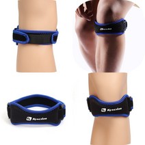 마트498 슬개골 무릎보호대(블루) 트레킹 무릎토시 무릎관절보호대 축구 배드민턴 자전거 무릎아대 헬스 러닝