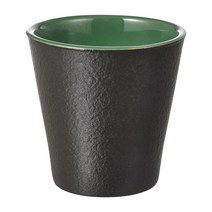 이케아 IK2250 VINTER 2021 빈테르 컵 핸드메이드 블랙 그린 20 cl, IK2250머그컵