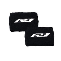 야마하 yzf r1 r6 r1s yzfr6 yzfr1 1999-2022 2021 2020 오토바이 앞 브레이크 액 실린더 오일 리저버 캡 슬리브 양말, 2개입-화이트 r1