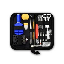 다옴하우스 고급형 시계 수리 공구세트 시계줄 스프링바 핀 뚜껑 클램프 배터리 건전지 교체(13종)