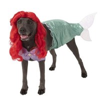 Ariel Disney Princess Big Dog Cute Funny Fancy Dress Up Halloween Pet Costume, XXXL