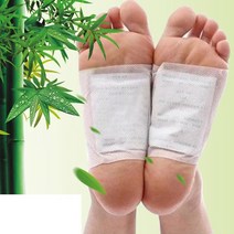 발패치 발파스 발바닥파스 종아리패치 발각질팩 접착제 해독 발 패치 통증 완화 대나무 패드 패치 접착 발 치료 스티커 수면 개선 발 관리 도구, 5팩(50개)