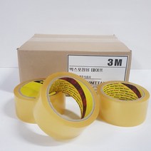 3M 스카치 투명 포장테이프 투명 1박스(6EA), 3M테이프투명 (1박스 6EA)