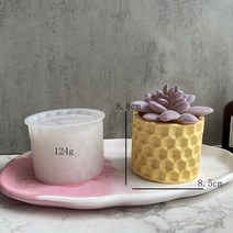 레진몰드 레진트레이몰드 콘크리트 심장 모양 실리콘 금형 DIY 수제 에폭시 수지 보석 보관 트레이 석고, 한개옵션1, 18 Honeycomb