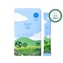 네츄럴굿띵스 오늘은 맑음 유기농 엘더베리 배 도라지즙 14포, 2박스