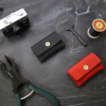 터치미 카드지갑 / 가죽 카드 지갑 / 명함지갑 / 교통카드 지갑 / 주문제작 / 이름 각인 / 천연 베지터블 가죽 / 꽃순로프트