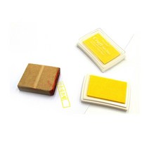 [풀리줄리] 노랑 옐로우 유성 잉크 스탬프 패드 도장 놀이 학교, 10개구매 (5%할인)