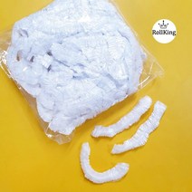 [롤킹]헤어캡 일회용 비닐 샤워캡 염색용 52cm 가정용 업소용 100개, 업소용 100개입
