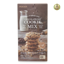 라이브잇 피코크 쫀득한 초코칩쿠키 만들기 쿠키믹스, 14개, 265g