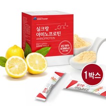 실크아미노산 분말 실크 펩타이드 단백질 프로틴 파우더 누에고치 저분자단백질 가루 흡수율높은 고순도 천연 추출물 필수 아미노산 류신 18종 비타민C 타우린 레몬맛 스틱 효능, 30포 x 1통, 30포_1개_